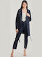 Women's Navy Blue Coat
