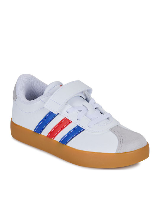 VL Court 3.0 El C Adidași Copii Cu Închidere Hoop & Loop Albi