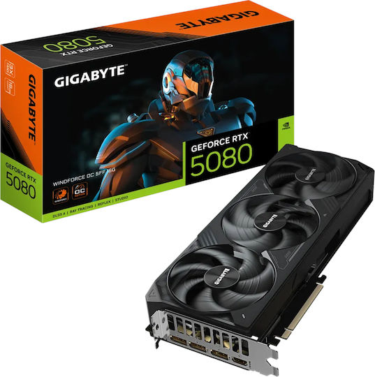 Gigabyte GeForce RTX 5080 16GB GDDR7 Windforce OC SFF Grafikkarte