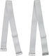 Tres Chic Bretele Sutien Albe din Metal