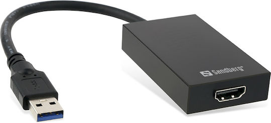Sandberg Usb 3.0 To Converter HDMI male to HDMI female 1pcs