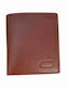 Leather Men's Wallet Classic with RFID Brown