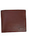 Leather Men's Wallet Classic with RFID Brown