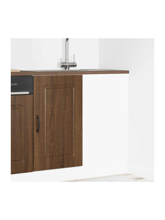 Eckschrank Boden Brown Oak 86x46x81.5Stück