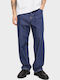 Men's Jeans Pants with Loose Baggy Fit Unwashed Denim