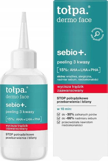 Tolpa Dermo Face Sebio+ Aha+lha+pha Κρέμα για Peeling Προσώπου 50ml