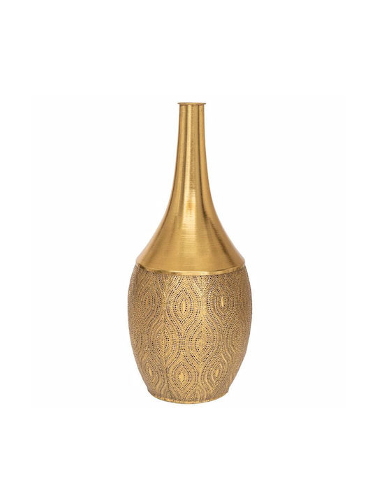 Gold Metallic Decorative Vase 25x55cm