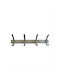 Wall-Mounted Bathroom Rail with 4 Positions Silver