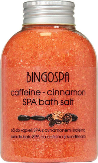 BingoSpa Άλατα Μπάνιου Caffeine And Cinnamon 600gr