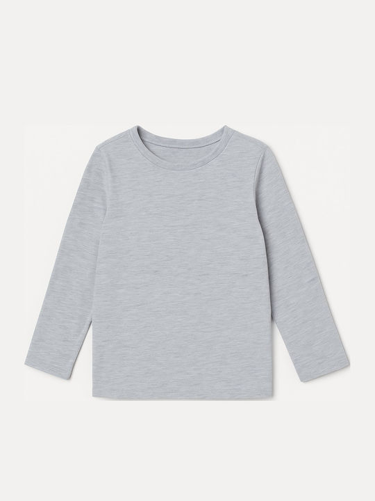 Kinderhemd Langarm Grey