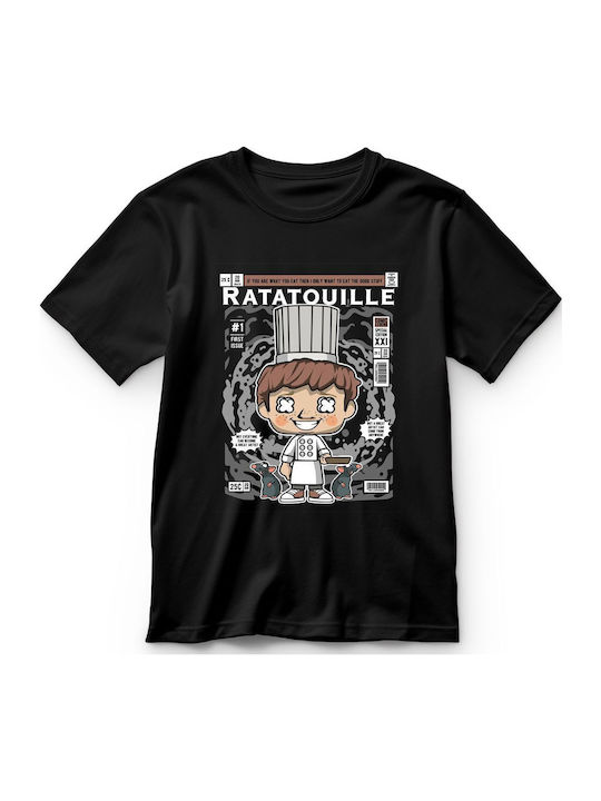 Kids' T-shirt Black Ratatouille Linguini