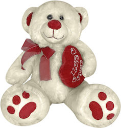 ToyMarkt Teddy Bear with Heart & Ribbon for 3+ Years 40 cm.