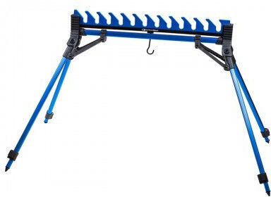 Garbolino Rod Support Kit Silver Top 12 Positions 4 Legs Xxl Adjustable 70-100 Cm Windproof