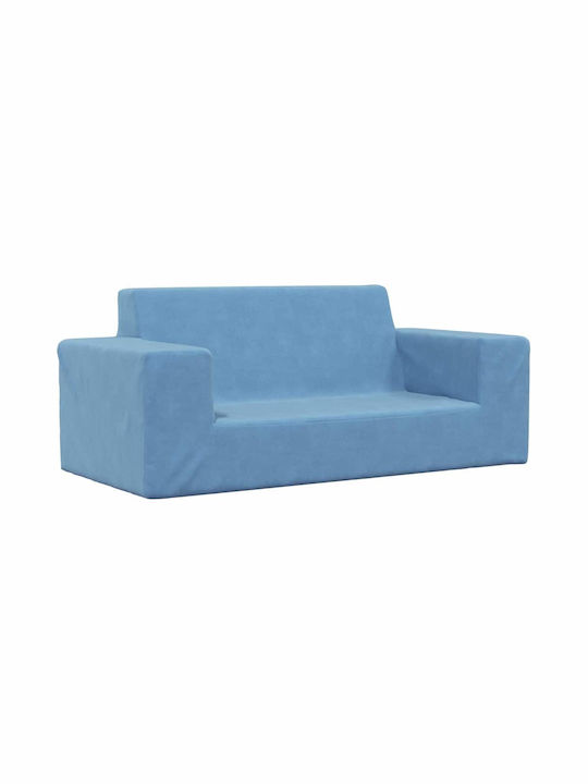 Sofa with Armrests Blue 84x38x34cm