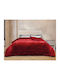 Epavlis Homeware Duvet Cover Single 160x240cm Σχ.3011 Bordeaux
