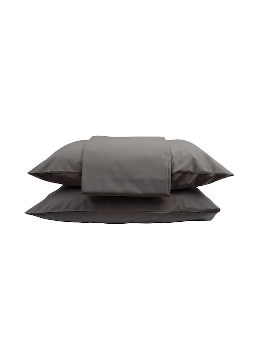 Epavlis Homeware Σχ.0600 Σεντόνι Ημίδιπλο 180x270εκ. Grey