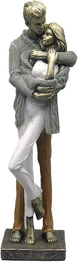 Karvounis Dekorative Figur aus Polyresin Paar 9.5x9.5x33.5cm 1Stück