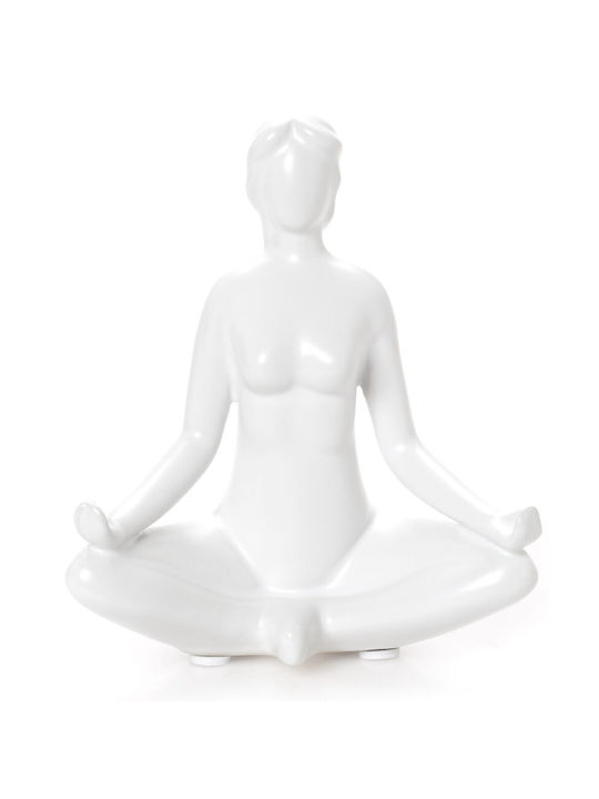 Hfa Φιγούρα Mignon Γυναίκα Yoga Lotus White 13cm