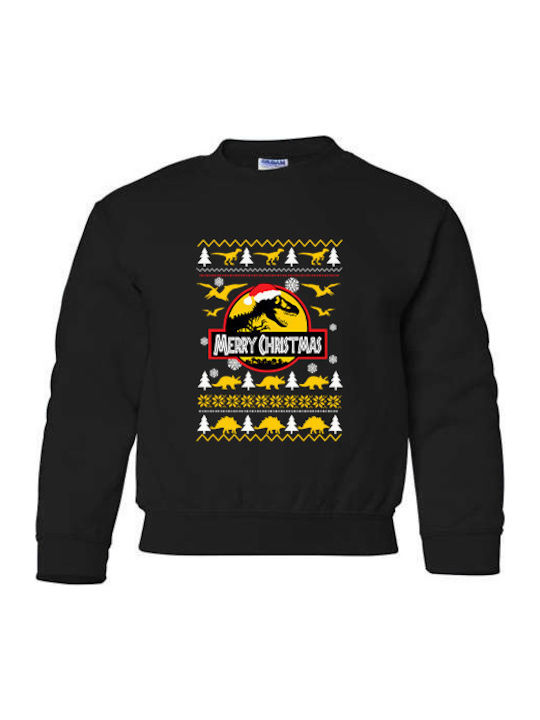 Παιδικό Φούτερ Dinosaur  Black