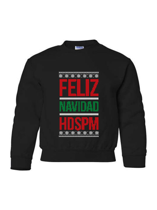 Παιδικό Φούτερ Feliz Navidad3  Black