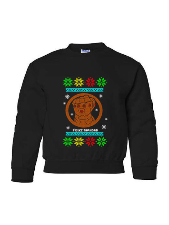 Παιδικό Φούτερ Feliz navidad4  Black
