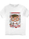 Παιδικό T-shirt Λευκό Neymar Jr  White