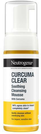 Neutrogena Curcuma Clear Soothing Cleansing Mousse Αφρός Καθαρισμού Προσώπου 150ml