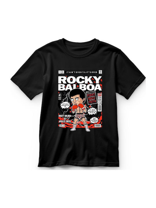 Kids' T-shirt Black Rocky Balboa