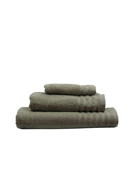 Epavlis Homeware Πετσέτα Χεριών Σχ.2008 30x50εκ. Καφέ