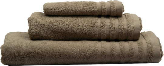 Epavlis Homeware Hand Towel Σχ.2005 30x50cm Brown