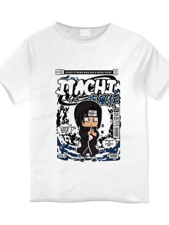 Kids' T-shirt White Itachi Uchiha