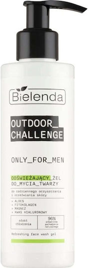 Bielenda Outdoor Challenge Face Cleansing Gel for Men for Oil Control and Antioxidant Action 190ml