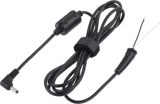 Захранващ кабел с ъглов щепсел 3.5/1.5 12v/3a Rebel Installation