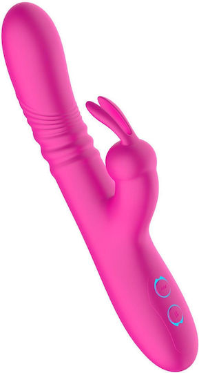 Vibrator Rabbit with Remote Control Pink