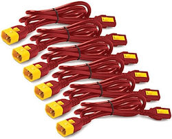 APC IEC C13 / IEC C14 - IEC C13 / IEC C14 Cable 0.6m Κόκκινο (AP8702S-WWX340) APC IEC C13 / IEC C14 - IEC C13 / IEC C14 Cable 0.6m Κόκκινο (AP8702S-WWX340)
