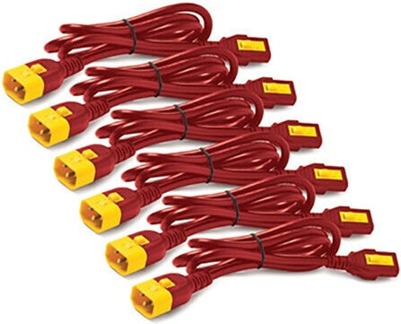 APC IEC C13 / IEC C14 - IEC C13 / IEC C14 Cable 0.6m Κόκκινο (AP8702S-WWX340)