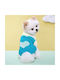 Knitted Pet Sweater Light Blue 2XL L20-26xW36xH35cm