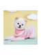 Pulover Tricotat pentru Animale de Companie Roz M L14-20xW28xH20cm