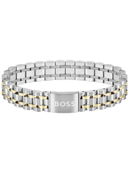 Boss Мъжка Гривна от Неръждаема Стомана 19см