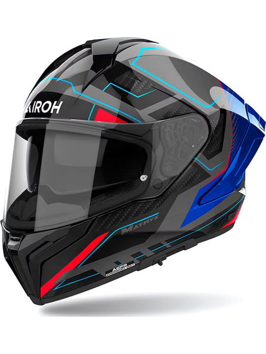 Airoh Matryx Black Matt Motorcycle Helmet Full ...