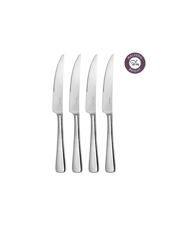 Robert Welch Malvern Stainless Steel Food Knives from Stainless Steel 24.3cm 4 Pieces