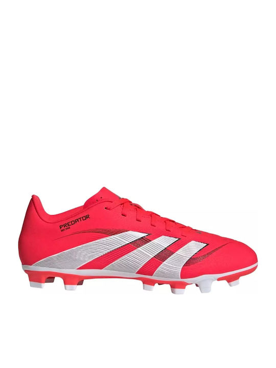 adidas Predator Club Football Shoes with Cleats Red