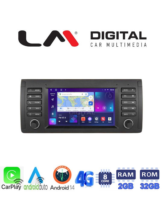 LM Digital Ηχοσύστημα Αυτοκινήτου για BMW X5 1998-2005 (Bluetooth/USB/WiFi/GPS/Apple-Carplay/Android-Auto)