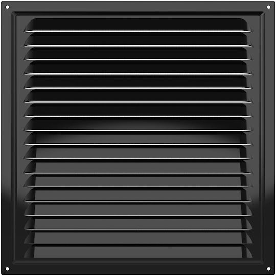 Mmotors Persidă de Ventilație 25x25cm Pătrată cu Plasă de Ventilație