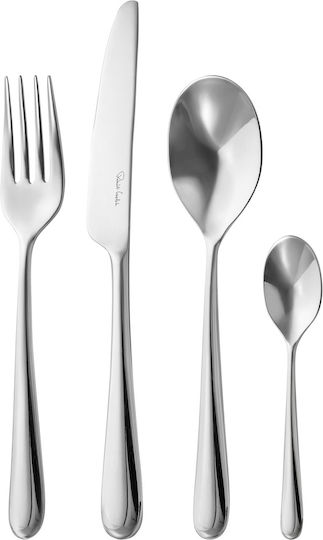 Robert Welch 18/10 Stainless Steel Cutlery Set Silver 24 Pieces