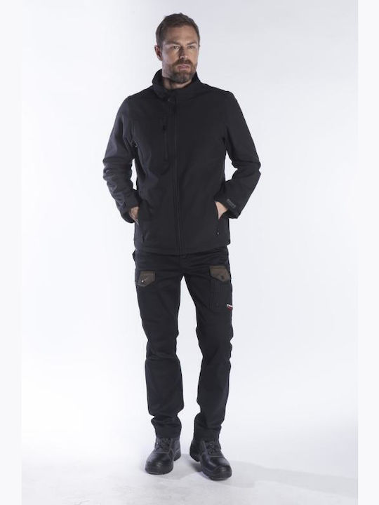 Fageo Μπουφάν Εργασίας Softshell Μαύρο