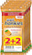 MEGA Wet Hankies Antiseptic Hand Pads 15pcs Orange