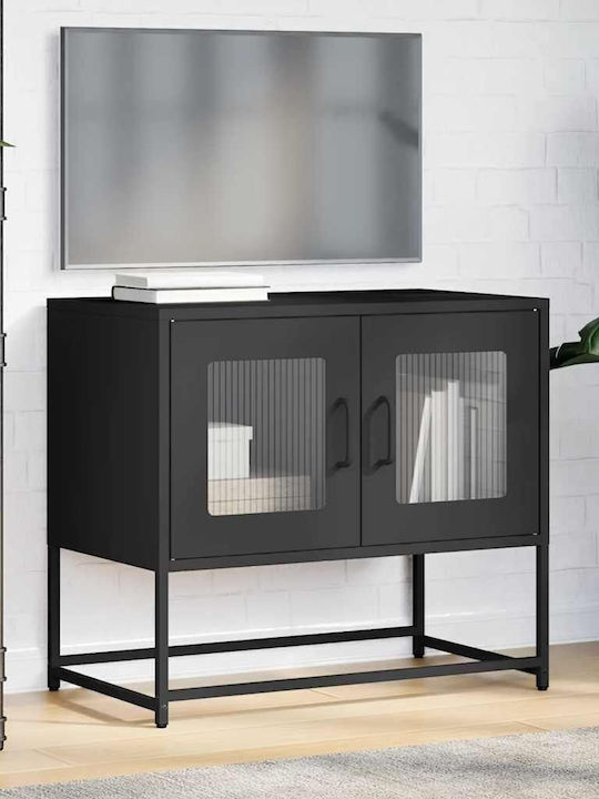 Stand TV Metalic Negru L68xA39xÎ60.5cm