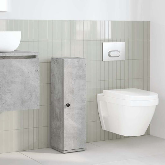 vidaXL Bathroom Floor Column 20.5x22x72cm Gray