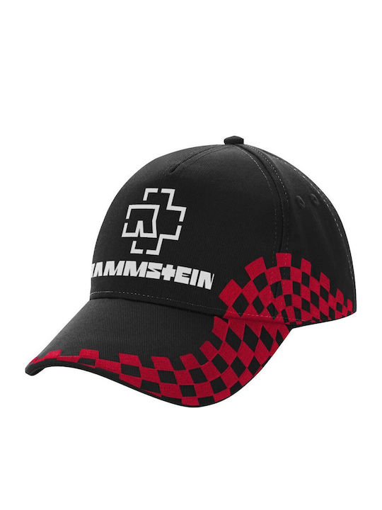 Șapcă Adulți Rammstein Ultimate Negru Roșu Raci...